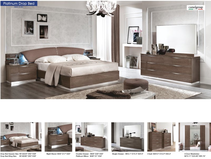 Camel Group Camel Group Platinum Drop Bedroom Group