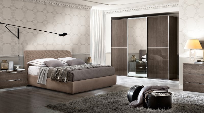 Camel Group Camel Group Letto Kleo Platinum Bedroom Group