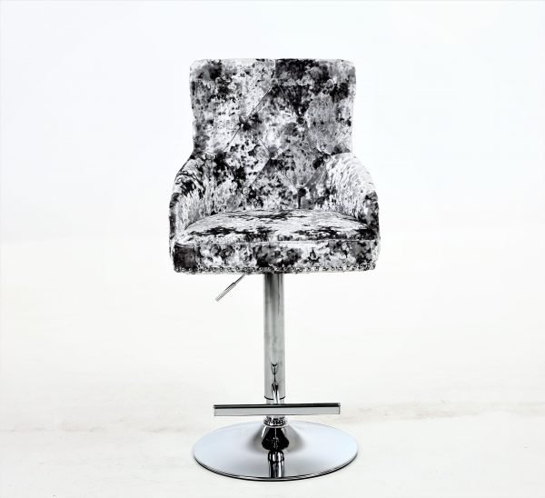 Dream Home Furnishings Majestic Crushed Velvet Bar Stool