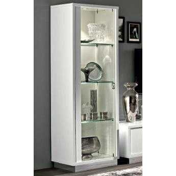 Camel Group Camel Group Roma Glamour White High Gloss 1 Door Vitrine