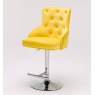 Majestic Mustard Fabric Bar Stool