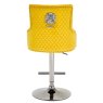 Dream Home Furnishings Majestic Mustard Fabric Bar Stool