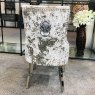 Venice Premium Crushed Velvet Silver Dining Chair