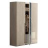 Camel Group Camel Group Platinum Sabbia Hinged Wardrobe With Wooden Front