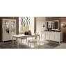 Camel Group Camel Group Giotto Bianco Antico Curio Cabinet With Drawer and 2 LED Lights.