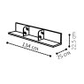 Camel Group Noce Elite Day Noce L- Shaped Shelf Camel Group Noce Elite Day Noce L- Shaped Shelf