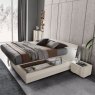 Camel Group Camel Group Luna Eclisse Walnut Finish  Storage Bed