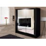 Dream Home Furnishings Chicago 120 Sliding Mirror Wardrobe