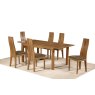 Nevada Extendable Dining Set With Six Chairs Nevada Extendable Dining Set With Six Chairs