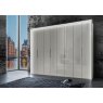 Wiemann German Furniture WIEMANN Monaco2000 8 Door Wardrobe with bi-fold doors in Champagne Glass Finish