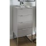 Wiemann German Furniture WIEMANN Monaco 4000 4 Drawer occasional furniture in Pebble Grey Finish