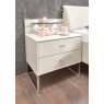 WIEMANN Vigo Bedside Cabinet in Champage finish with Angled feet