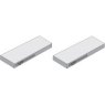 2-piece set, self-closing mechanism with buffering for outer doors 2-piece set, self-closing mechanism with buffering for outer doors