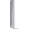 Magnolia glass Overlay for Side Panel for 2 Door Sliding Wardrobe - LeftW 56cm x D 1.8cm x H 236cm Magnolia glass Overlay for Side Panel for 2 Door Sliding Wardrobe - LeftW 56cm x D 1.8cm x H 236cm