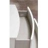 Euro Design Euro Design Kate Bedside Table With 2 Curved Drawers