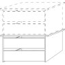 2 Drawer Insert with Wooden Front
W 80.1cm x D 51.5cm x H 41cm 2 Drawer Insert with Wooden Front
W 80.1cm x D 51.5cm x H 41cm