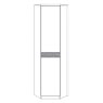 Extended corner unit with cross-trim for wooden doors (Plain)

W 93 cm x H 216cm x D 93cm