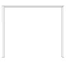 Passe-Partout Frame in Solid Oak Reproduction without Lighting for Wardrobe Width 400cm
W 406.4cm x Passe-Partout Frame in Solid Oak Reproduction without Lighting for Wardrobe Width 400cm
W 406.4cm x