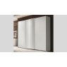 Euro Design Fiocco Frassino Bianco Pacifico Wardrobe With 3 Wooden Doors