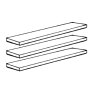 3 Adjustable Shelves

W 47.5cm x H 2.2cm x D 51.5cm