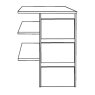 3 Drawer Insert with Wooden Front
W 80.1cm x H 89cm x D 51.5cm 3 Drawer Insert with Wooden Front
W 80.1cm x H 89cm x D 51.5cm