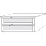2 Drawer Insert with Glass Front
W 96.4cm x H 41cm x D 52cm 2 Drawer Insert with Glass Front
W 96.4cm x H 41cm x D 52cm