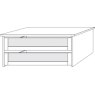 2 Drawer Insert with Glass Front for 96.4 cm compartment
W 96.4cm x H 41cm x D 52cm 2 Drawer Insert with Glass Front for 96.4 cm compartment
W 96.4cm x H 41cm x D 52cm