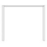 Passe-Partout Frame without Lighting width 165 cmW 175cm x H 240cm x D 23cm