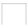 Passe-Partout Frame without Lighting width 250 cmW 260cm x H 240cm x D 23cm