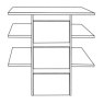 3 Drawer Insert with Wooden Front
W 96.4cm x H 89cm x D 52cm 3 Drawer Insert with Wooden Front
W 96.4cm x H 89cm x D 52cm