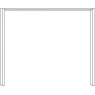 Passe-Partout Frame without Lighting for Width 325cm

W 335cm x H 240cm x D 23cm