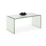 Julian Bowen Julian Bowen Amalfi Bent Glass Coffee Table