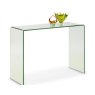 Julian Bowen Julian Bowen Amalfi Bent Glass Console Table