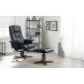 Julian Bowen Julian Bowen Malmo Massage Recliners & Stool Black