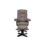 Julian Bowen Malmo Swivel Recliners & Stool Grey