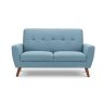 Julian Bowen JULIAN BOWEN MONZA 2 SEATER SOFA IN DARK GREY VELVET