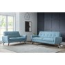 Julian Bowen JULIAN BOWEN MONZA 2 SEATER SOFA IN DARK GREY VELVET