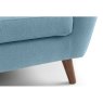 Julian Bowen JULIAN BOWEN MONZA 3 SEATER COMPACT RETRO BLUE SOFA