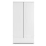 Julian Bowen JULIAN BOWEN MONACO 2 DOOR 1 DRW WARDROBE - GREY GLOSS