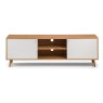 Julian Bowen JULIAN BOWEN MORITZ TV UNIT - OAK & WHITE