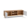 Julian Bowen JULIAN BOWEN MORITZ TV UNIT - OAK & WHITE