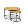 Julian Bowen Bellini Round Nesting Coffee Table