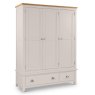 Julian Bowen RICHMOND 3 DOOR 2 DRAWER WARDROBE