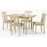 Julian Bowen JULIAN BOWEN RUFFORD 2-TONE DINING TABLE IVORY/NATURAL