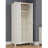 Julian Bowen JULIAN BOWEN SALERNO SHAKER IVORY/ OAK 2 DOOR WARDROBE