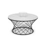 Julian Bowen Julian Bowen Trevi Real Marble Coffee Table
