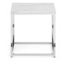 Julian Bowen SCALA WHITE MARBLE TOP COFFEE TABLE