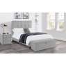 Julian Bowen JULIAN BOWEN SORRENTO HIGH HEADBOARD BED 135CM - SLATE LINEN