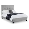 Julian Bowen JULIAN BOWEN SORRENTO HIGH HEADBOARD BED 135CM - SLATE LINEN