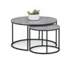 Julian Bowen JULIAN BOWEN STATEN CONCRETE ROUND NESTING COFFEE TABLE